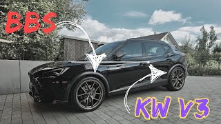 Cupra Formentor 245PS  kleines Upgrade von BBS und KW Variante 3 Fahrwerk [upl. by Radburn489]