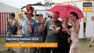 BREITENBACH Tag eins auf dem Herzberg Festival  Tausende Hippies feiern und tanzen [upl. by Stedman211]