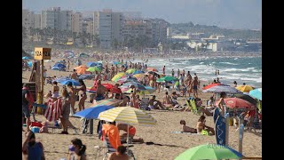 PLAYAS DE ELCHE EN EL ALTET Y ARENALES DEL SOL 13 JUNIO 2021 [upl. by Fitting]