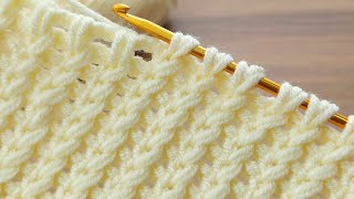 👌Wow ⚡ A legendary Tunisian crochet Very easy Tunisian crochet pattern tunisiancrochet [upl. by Soelch694]