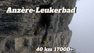 Trail AnzereLeukerbad 40km [upl. by Rayshell]