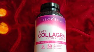 Neocell  Super Collagen Vitamin C amp Biotin Daily Supplement 6 capsule daily intake [upl. by Salhcin975]