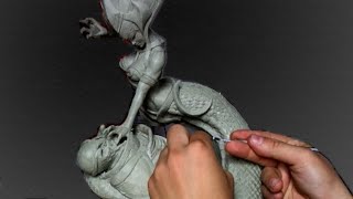 Sculpting Cassiopeia from League of Legends Unfinished projects [upl. by Pollard704]