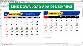 Download Template Kalender 2026 Lengkap Dengan Tanggal Jawa [upl. by Alexandro]