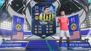 IS 91 TOTS Moments GIO REYNA Good Or Is The Fodder Better Fifa 23 [upl. by Vivl]