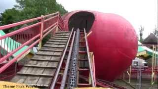 Caterpillar Capers Front Row On Ride POV  Camelot Theme Park [upl. by Enait]