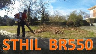 STIHL BR550 LE souffleur à feuille [upl. by Nnyloj870]