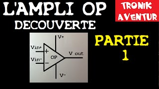 TRONIK AVENTUR 161  AMPLI AOP  AMPLI OP initiation  PARTIE 1  ELECTRONIQUE POUR LES NULS [upl. by Elocan]