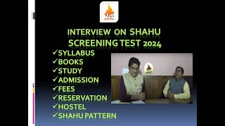 RAJARSHI SHAHU SCREENING TEST 2024 [upl. by Havard418]