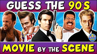 Guess the quot90s MOVIES BY THE SCENEquot QUIZ 🎬 PART 2  CHALLENGE TRIVIA [upl. by Littlejohn187]