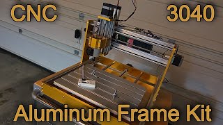 New CNC 3040 Aluminum Frame Kit Assembly Upgrade from a CNC 3018 Pro [upl. by Acinorev]