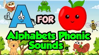 A For Apple Phonic songNursery RhymeKids RhymeEnglish Kids SongWatch and Learn [upl. by Esoranna448]