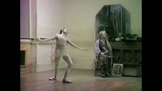 Vera Nemtchinova private ballet lesson variations Katherine Healy part 3 pink leotard 1980 [upl. by Groos734]