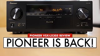 PIONEER RECEIVER REVIEW Pioneer VSXLX305  92 Channel Receiver [upl. by Nadler]