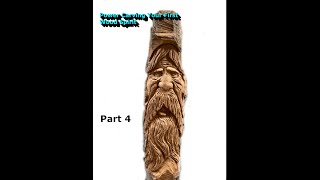 Power Carving Your First Wood Spirit Part 4 [upl. by Naitsirt883]