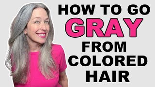 8 Best Ways To Go Gray from Dyed Hair [upl. by Marmawke]