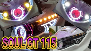 Soul GT Modifikasi  Projie Soul GT  Modifikasi Headlamp [upl. by Dewayne]