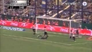 Gol de Palermo  Boca 1 vs 2 Estudiantes  Final Apertura 2006 [upl. by Notac]