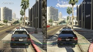 Grand Theft Auto 5 Xbox 360 vs PS3 Gameplay FrameRate Tests [upl. by Corotto165]