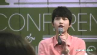 FANCAM 120526 Song Joong Ki in Singapore  Running Man [upl. by Nannek509]