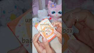 UNBOXING BLIND BOX BABY THREE blindboxdiybabythreeviralvideoshorts [upl. by Riobard]