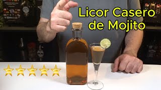 Como hacer el LICOR CASERO de MOJITO [upl. by Otreblif871]