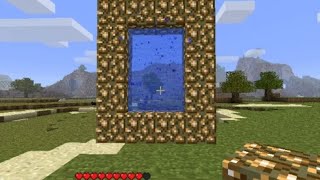 Minecraft aether portal with only one chain command block [upl. by Ogir]