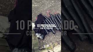 Polícia apreende explosivos prontos para serem detonados [upl. by Anivlek]