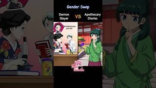 ♀️🔁♂️ Getting a Naughty KITTEN for a PET 😻 Demon Slayer VS Apothecary Diaries GENDER SWAP [upl. by Llerref437]