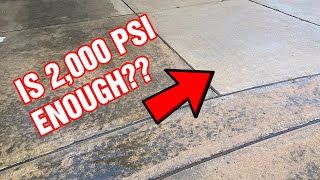 Ryobi Pressure Washer Can 2000 PSI Clean Your Driveway Lets Find Out [upl. by Aisena]