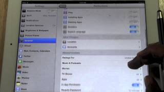 iPad How to Childproof  Set Parental Controls​​​  H2TechVideos​​​ [upl. by Monto]