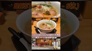 ミシュラン東京2024ラーメンBEST5 ラーメンランキング ミシュラン東京 [upl. by Lonyer]