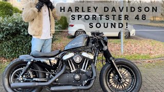 Harley Davidson Sportster 1200 48 Fourty Eight SOUND [upl. by Ajram943]