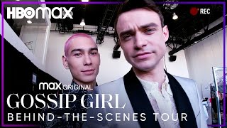 Gossip Girl  BehindTheScenes Set Tour With Evan Mock  HBO Max [upl. by Anauq]