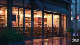 Lofi Night station A Chillin vibes Cafe [upl. by Adnylem]