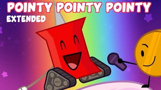 BFDIA 14 Pointy Pointy Pointy Song Extended Remix  Pins Lullaby Song [upl. by Rollet]