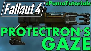 FALLOUT 4 Unique Weapons Guide  How to get the Protectrons Gaze Laser Pistol PumaTutorials [upl. by Zinck]