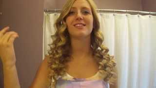 ♥ Heatless Curls with Foam Curlers ♥ [upl. by Koral]