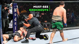 Drinks Beer… Knocks UFC Heavyweights Out – Tai Tuivasa [upl. by Enylcaj217]