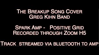 The Breakup Song Cover  Greg Kihn Band using Positive Grid Spark Amp [upl. by Enellij50]