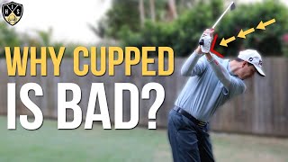 Cupped Left Wrist At Top Of Backswing [upl. by Bortz]