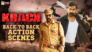 Krack Back To Back Action Scenes  Ravi Teja  Shruti Haasan  Samuthirakani  Mango Telugu Cinema [upl. by Gisser]