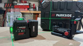 PARKSIDE PERFORMANCE PKLLP 3360 A1 RECHARGEABLE CROSS LASER LEVEL 20 V [upl. by Ellenad]