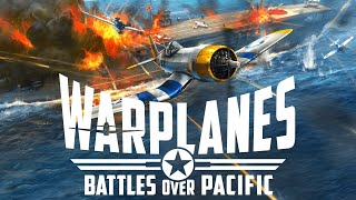 Warplanes  Battles over Pacific  VR Gameplay on Oculus  Meta Quest 2 [upl. by Ecnarolf202]