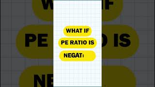 PE Ratio Explained What Does a Negative PE Mean  Stock Market Analysis fundamentalanalysis [upl. by Ebert94]