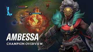 Ambessa Champion Overview  Gameplay  League of Legends Wild Rift [upl. by Pernas]