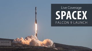 Watch live SpaceX Falcon 9 rocket launches 22 Starlink satellites from Vandenberg SFB California [upl. by Angil174]