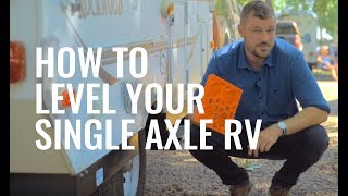 How to Level Your Single Axle RV Like a Pro  with Lynx Levelers RV Leveling Blocks [upl. by Vinay819]