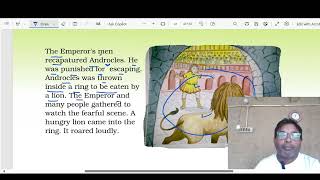 JCERT Class 3 English chapter Androcles and the lion [upl. by Larimore7]