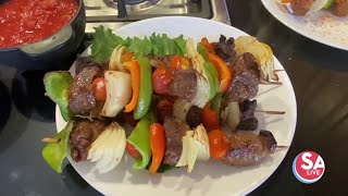 Recipe Easy air fryer Taco Kabobs  SA LIVE  KSAT [upl. by Oicnedurp]